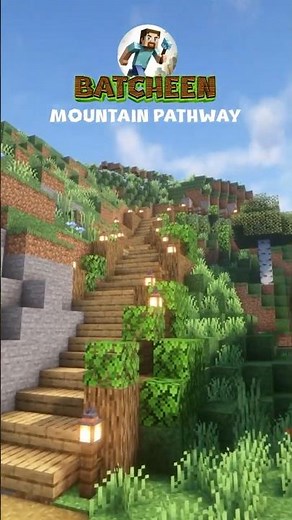 Minecraft: Mountain Pathway Building Tips – Watch & Build! 🛤️🏞️