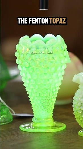 Fenton Uranium Glass #antiqueshop