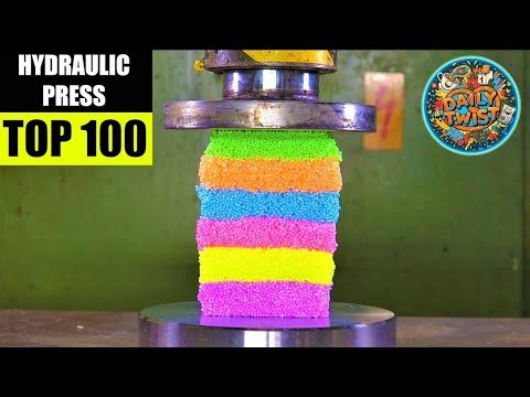 Top 100 Best Hydraulic Press Moments || SatisFying Crushing Compilation