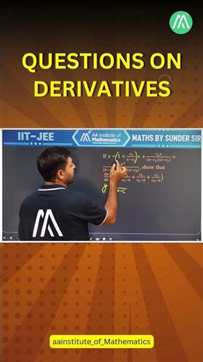 Questions on Derivatives 🔥 | Most Important Problems | Sunder Sir