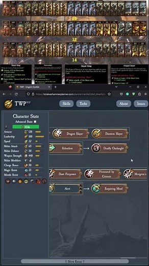 Total War: Warhammer 3 Dwarfs - Ungrim Ironfist build