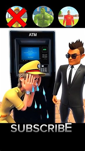 Atm Cash Withdrawal Challenge 😱 Indian Theft Auto Simulator All Character 💥 #shorts #gaming #viral