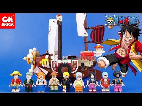 Unoffical LEGO One Piece Thousand Sunny SY6299 Unofficial lego( ワンピース) lego videos