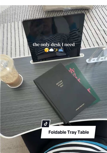 This will be my desk for the forseeable future #desk #bedtray #traytable #workfromhome #tiktokshopcreatorpicks