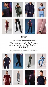 Black Friday is here. Don’t miss out on up to 40% OFF everything—happening now. FREE shipping over $75 CAD and FREE returns. | FIGS
