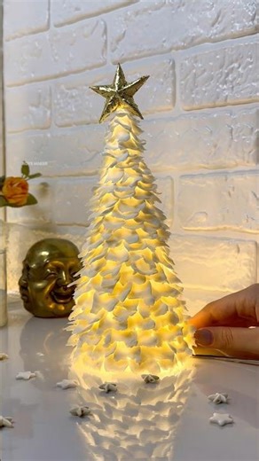 DIY Christmas Tree Lamp 🎄🌟