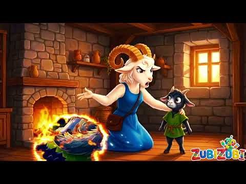 The little goat/Don't Open the Door! | The little goat and the Big Bad Wolf | Bedtime Story