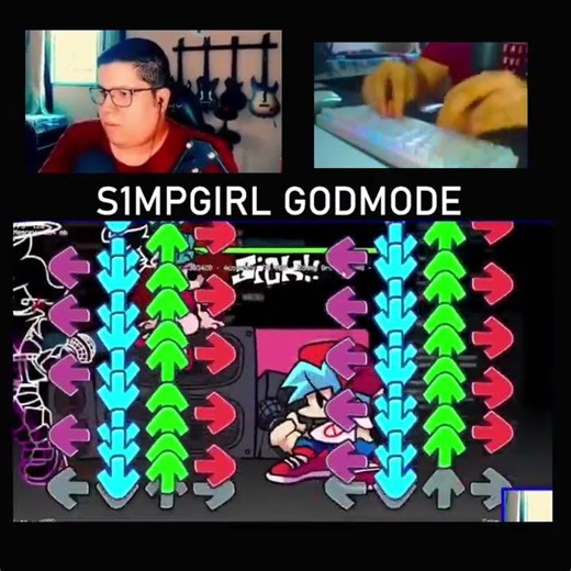 FNF SIMPGIRL GODMODE MOMENT 💪💪💪
