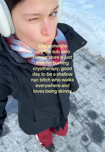 just a girl with priorities #nyc #cryotherapy #cold #fyp