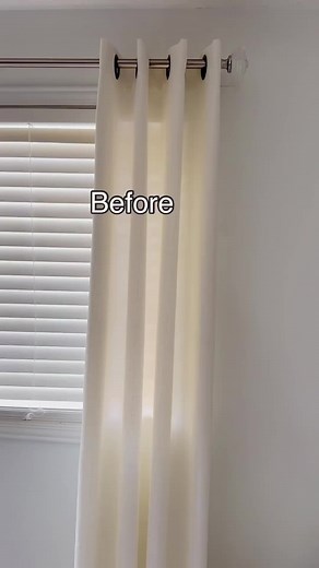 Toilet Paper Roll Curtain Hack for Perfectly Spaced Curtains