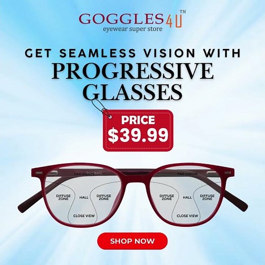 Affordable Progressive Lenses (Under $40) | Goggles4U