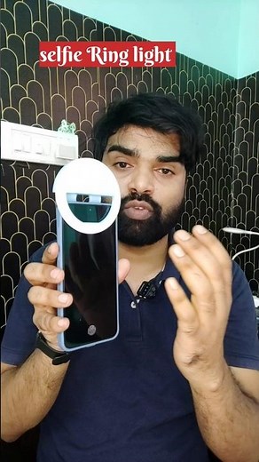 Mobile selfie ring light for YouTube shorts & instagram reels
