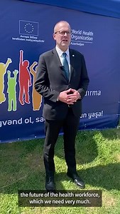 4.8K views · 88 reactions | Speaking at a primary health care demonstration and immunization drive in Goyler village during European Immunization Week, Dr Hans Kluge, thanks medical and nursing students who are training to be the health workers of tomorrow – providing local solutions to local challenges #StrongerTogether #longlifeforall World Health Organization Azerbaijan EU neighbours east | WHO Regional Office for Europe | Facebook