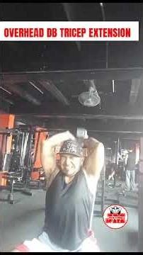 OVERHEAD DB TRICEP EXTENSION #Dumbbell #Tricep #JMMIXCHANNEL