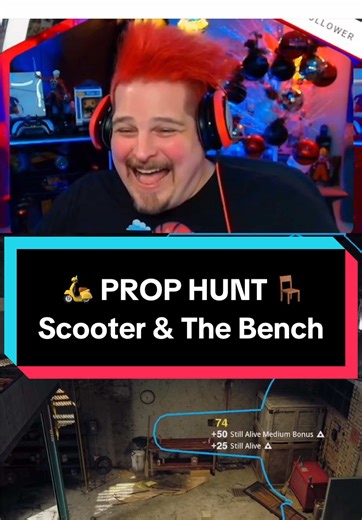 Prop Hunt Gameplay: Scooter & The Bench Challenge