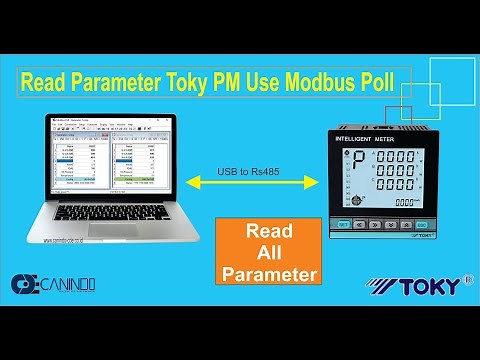 Read Data Toky Power Meter to Modbus Poll