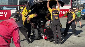 Brandon Gosbel’s Rocket Industries Mustang Top Fuel Funny Car runs another sensational pass with a 4.7 @ 281mph! @ Gulf Western Oil Winternationals | Man and Machine