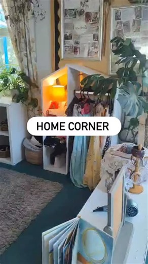 Stephanie Bennett & Lyndsey Hellyn on Instagram: "Removing the pink and blue divide 💗💙 Role play, dramatic play or the typical home corner without plastic toys or commercialised stereotypical items At The Curiosity Approach we search Facebook market selling sites and charity (op shops and thrift stores) to rescue and salvage pre loved furniture and authentic resources. We look for alternatives to those pink plastic dressing tables, play cots & role play toys. We offer children authentic dress 