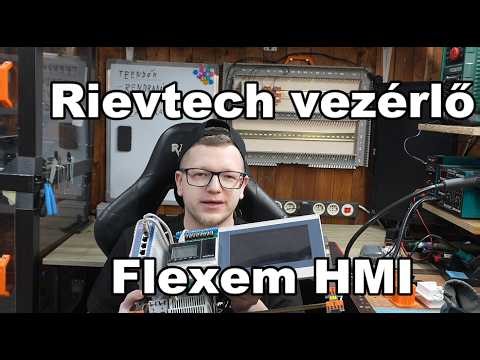 Szennyvízátemelő programozása, távfelügyelettel! - Rievtech PLC, Flexem HMI
