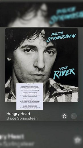 A SONG A DAY (DAY 514) BRUCE SPRINGSTEEN: HUNGRY HEART #brucespringsteen #hungryheart #asongaday