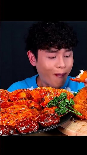 🔥 Extreme Spicy Noodles Challenge | Enoki Mushroom ASMR Eating Mukbang | Hot Food Challenge 🌶️