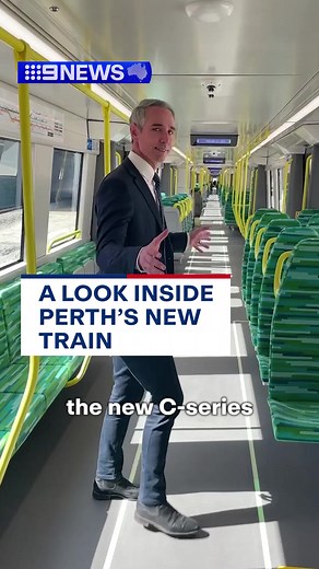 End to end it’s almost the entire length of Optus Stadium 😳🚊 #9News #Perth #train #metronet #transport #travel #westernaustralia #wa #traintravel #government