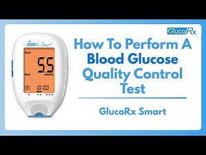 How to do a Quality Control Blood Glucose test on a GlucoRx Smart Meter.