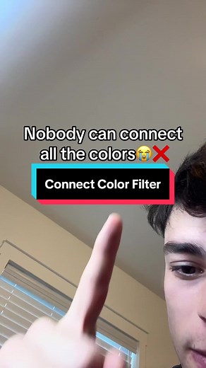 Connect color filter is hard #filter #filterchallenge #puzzle #fyp