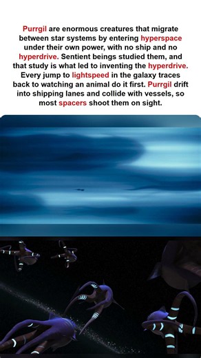 Hyperspace Travel Was Invented by Space Whales #starwars