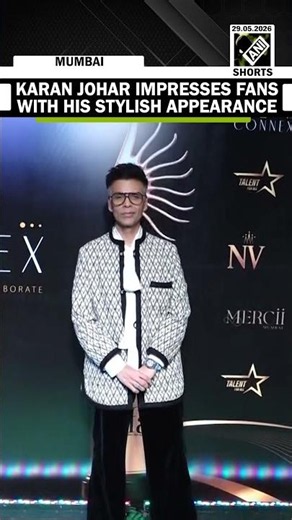 Film Producer Karan Johar steals the spotlight at IIFA Connex with stylish look
