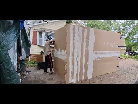 Putting The Foamy Puzzle Together- Project "Blue Goose" a Foamy Camper Build