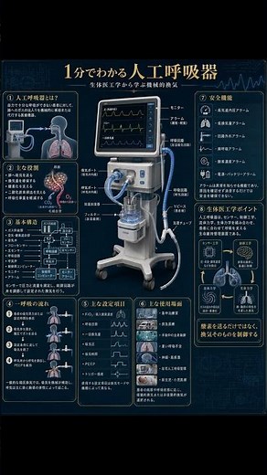 【人工呼吸器の仕組みについて】