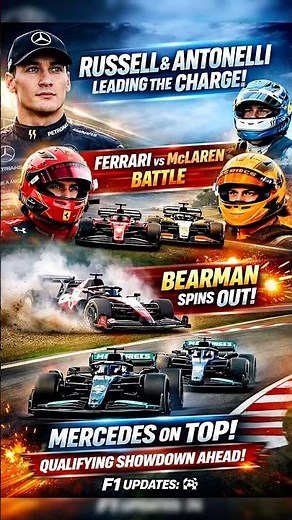 Suzuka FP3 2026 Results 💥 Russell Fastest, Bearman Spins!