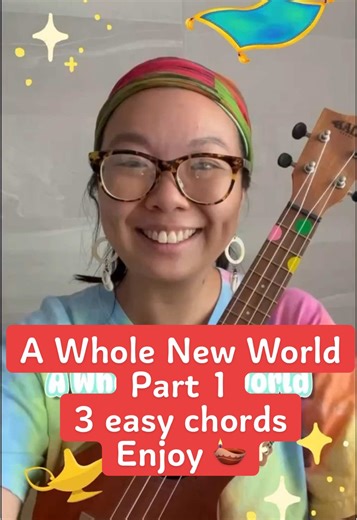 Aprende 'A Whole New World' en Ukelele