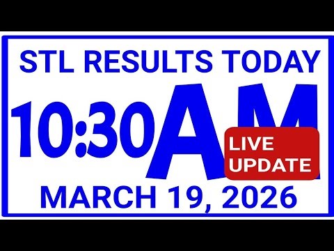 Stl results today 10:30am draw March 19, 2026 stl swer3 swer4 pares pcso stl