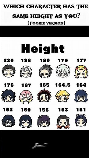 Which Character has the same height as you #shorts #kny #demonslayer #trend #game #fypシ