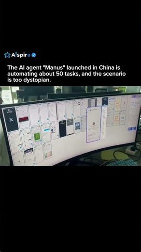 A Chinese AI agent named Manus is automating 50 tasks 😱