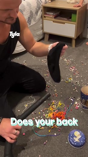 Hack for vacuuming up your child's mess 😯👏 | Tyla