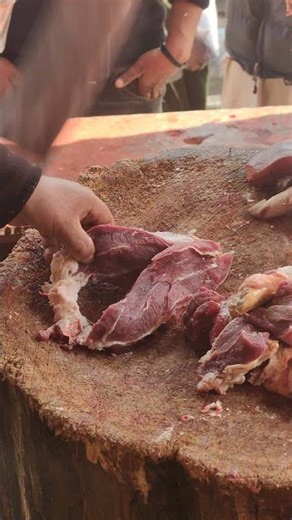 Bone less meat cutting skills amazing 😍🤩. # shorts.