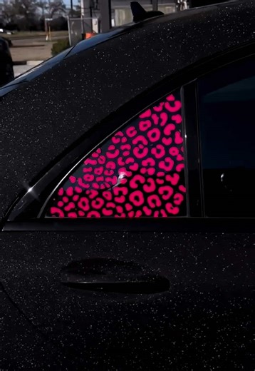 custom vinyl install 🔥 #carwrap #cardecal #customcar #carstyle #cheetahprint