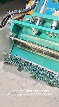 Automatic gemstone bead making machine #stonebeadmachine #stonebeadmakingmachine