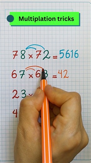This Multiplication Trick Feels Like MAGIC! 🤯 #math #maths #mentalmath