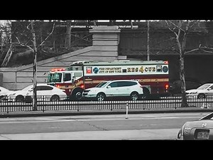 FDNY - Rescue 4 Responding to Ice Pond Rescue