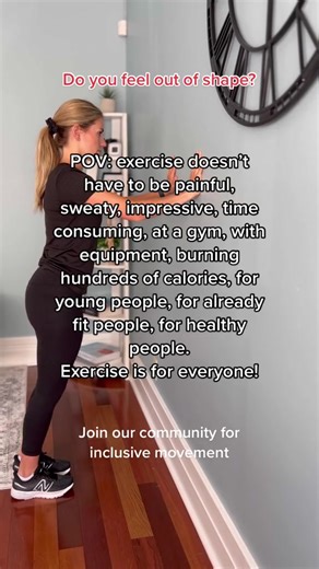 If you need modified accessible exercise, you’re in the right place!🤗 | Fitness Exercises