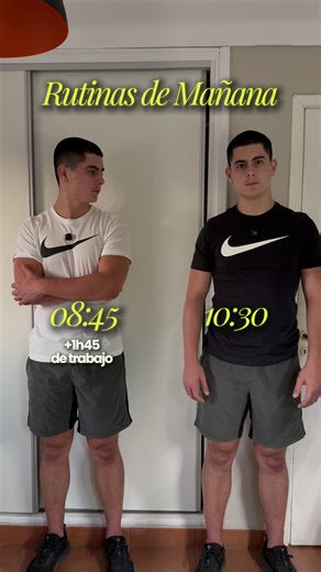Podcast y Comunidad de WhatsApp en la bio Comparación de rutinas de mañana