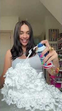 I added an entire can of shaving cream into my slime!