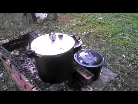Pressure Canning On An Open Fire