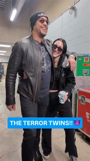 WWE on Instagram: "The Terror Twins REUNITE to take on @zelinavegawwe & Aleister Black in a Mixed Tag Team Match TONIGHT on #SmackDown!"