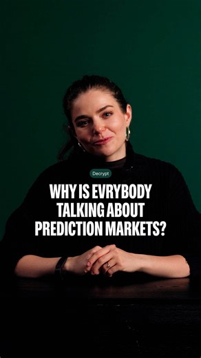 Bitpanda Global on Instagram: "Prediction markets are where information meets crypto infrastructure 📊 A new wave of markets is forming, not around assets but around events. Blockchain enables transparent pricing, on-chain settlement, and global access in real time. Prediction markets show how crypto goes beyond speculation and powers new market models. Are they here to stay? 🤔"