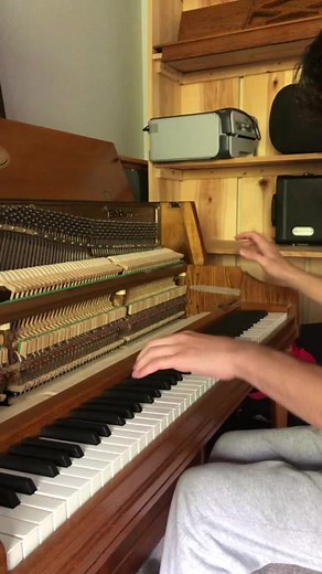 Banging on the piano